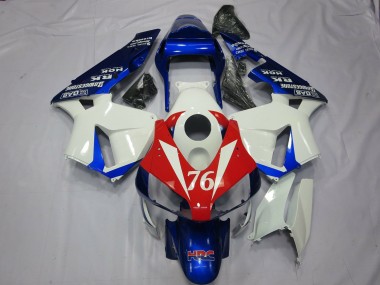76 Blanc & Rouge 03-04 Honda CBR600RR Carénage