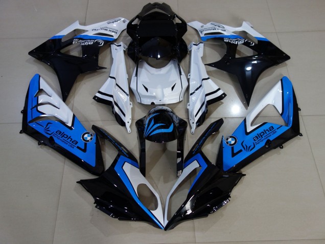 Alien Bleu & Blanc 09-14 BMW S1000RR Carénage Alien Bleu & Blanc 09-14 BMW S1000RR Carénage
