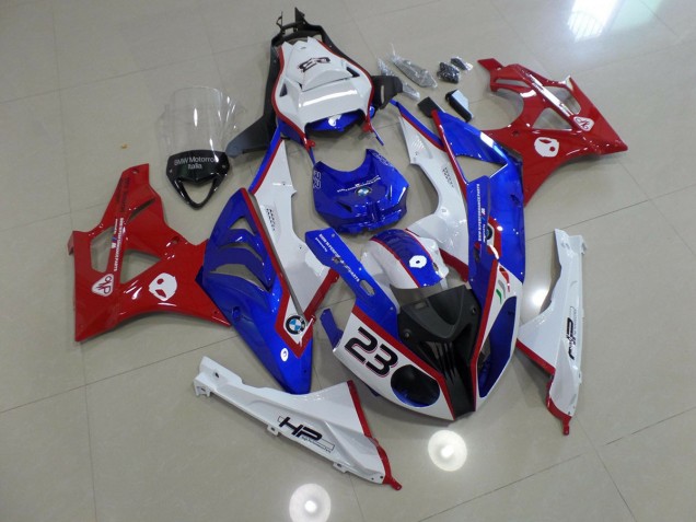 Alien Bleu & Blanc 09-14 BMW S1000RR Carénage Alien Bleu & Blanc 09-14 BMW S1000RR Carénage