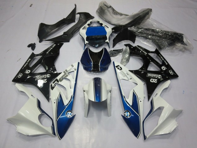 Alien Bleu & Blanc 09-14 BMW S1000RR Carénage Alien Bleu & Blanc 09-14 BMW S1000RR Carénage