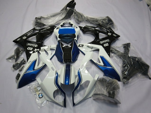 Alien Bleu & Blanc 09-14 BMW S1000RR Carénage Alien Bleu & Blanc 09-14 BMW S1000RR Carénage