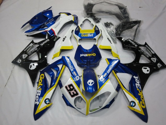 Alien Bleu & Blanc 09-14 BMW S1000RR Carénage Alien Bleu & Blanc 09-14 BMW S1000RR Carénage