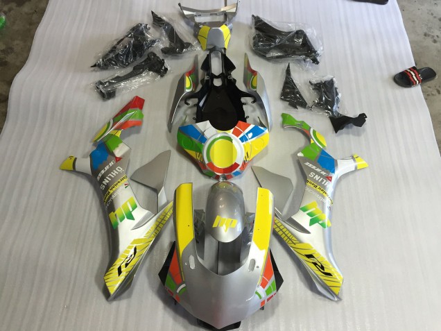 Argent 15-19 Yamaha R1 Carénage Argent 15-19 Yamaha R1 Carénage