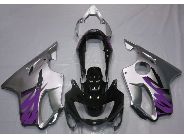 Argent Brillant & Violet 99-00 Honda CBR600 F4 Carénage Argent Brillant & Violet 99-00 Honda CBR600 F4 Carénage