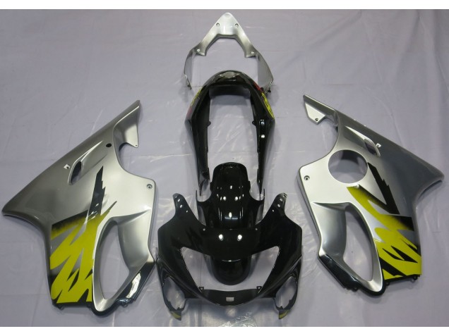 Argent Jaune & Noir 99-00 Honda CBR600 F4 Carénage Argent Jaune & Noir 99-00 Honda CBR600 F4 Carénage