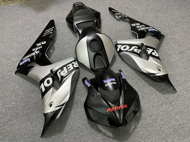 Argent Mat Repsol 06-07 Honda CBR1000RR Carénage Argent Mat Repsol 06-07 Honda CBR1000RR Carénage