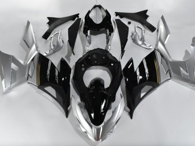 Argent & Noir 18-23 Kawasaki Ninja 400 Carénage