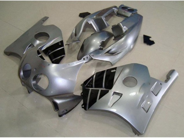 Argent & Noir 90-98 Honda CBR250RR Carénage Argent & Noir 90-98 Honda CBR250RR Carénage