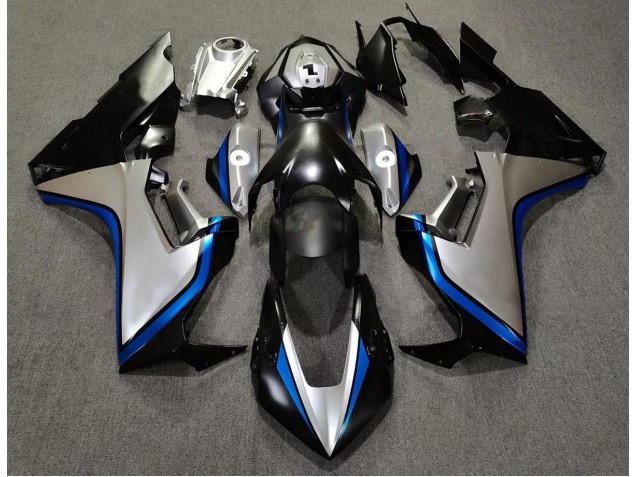 Argent & Noir & Bleu 17-23 Honda CBR1000RR Carénage Argent & Noir & Bleu 17-23 Honda CBR1000RR Carénage