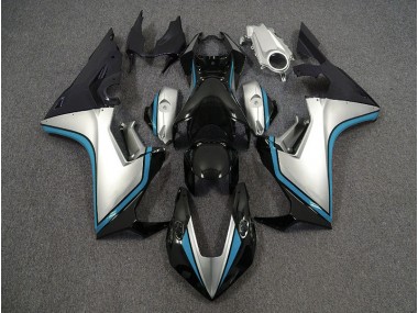 Argent & Noir & Bleu Clair 17-23 Honda CBR1000RR Carénage