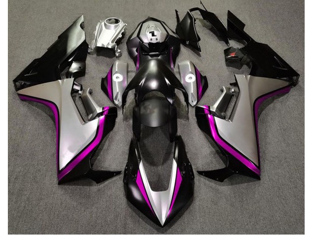 Argent & Noir & Rose 17-23 Honda CBR1000RR Carénage Argent & Noir & Rose 17-23 Honda CBR1000RR Carénage