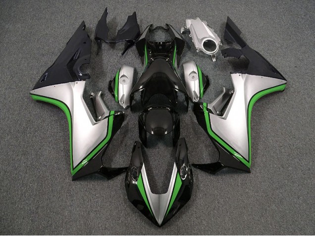 Argent & Noir & Vert 17-23 Honda CBR1000RR Carénage Argent & Noir & Vert 17-23 Honda CBR1000RR Carénage