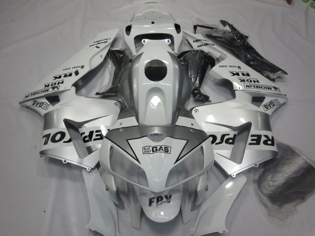 Argent Repsol 05-06 Honda CBR600RR Carénage Argent Repsol 05-06 Honda CBR600RR Carénage