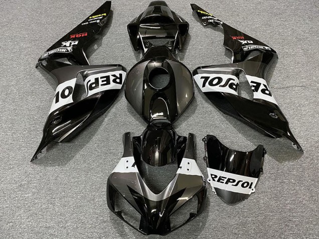 Argent Repsol 06-07 Honda CBR1000RR Carénage Argent Repsol 06-07 Honda CBR1000RR Carénage