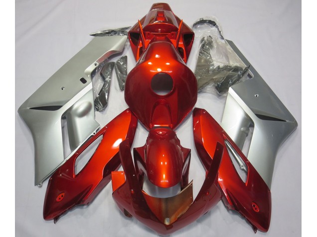 Argent Rouge 04-05 Honda CBR1000RR Carénage Argent Rouge 04-05 Honda CBR1000RR Carénage