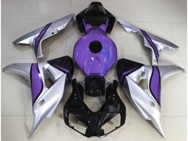 Argent & Violet Personnalisé 06-07 Honda CBR1000RR Carénage Argent & Violet Personnalisé 06-07 Honda CBR1000RR Carénage