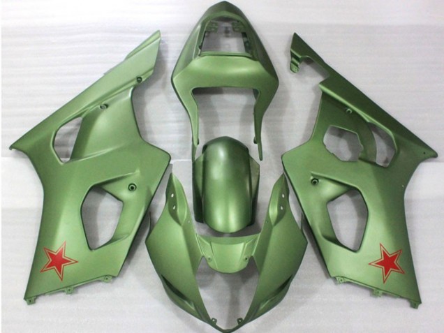 Armée Verte 03-04 Suzuki GSXR 1000 Carénage Armée Verte 03-04 Suzuki GSXR 1000 Carénage