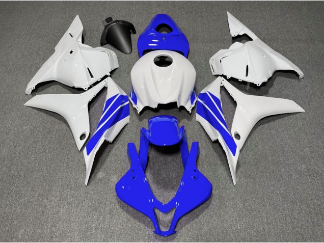 Bande Latérale Bleu Foncé & Blanche 09-12 Honda CBR600RR Carénage Bande Latérale Bleu Foncé & Blanche 09-12 Honda CBR600RR Carénage
