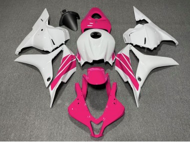 Bande Latérale Rose & Blanche 09-12 Honda CBR600RR Carénage