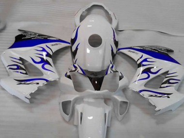 Bianco Blu Fiamma 02-12 Honda VFR800 Carénage
