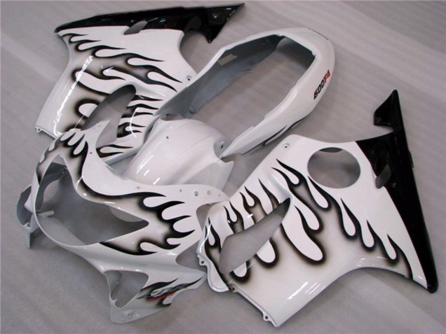 Bianco E Nero Fiamma 99-00 Honda CBR600 F4 Carénage Bianco E Nero Fiamma 99-00 Honda CBR600 F4 Carénage