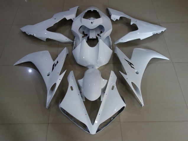 Blanc Brillant 04-06 Yamaha R1 Carénage Blanc Brillant 04-06 Yamaha R1 Carénage