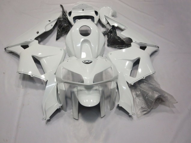 Blanc Brillant 05-06 Honda CBR600RR Carénage Blanc Brillant 05-06 Honda CBR600RR Carénage