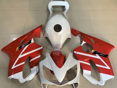 Blanc Brillant & Rouge 01-03 Honda CBR600 F4i Carénage
