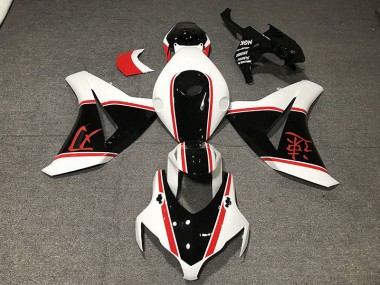 Blanc Brillant Rouge & Noir 08-11 Honda CBR1000RR Carénage