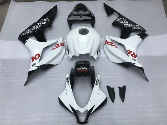 Blanc Brillant & Rouge Repsol 07-08 Honda CBR600RR Carénage Blanc Brillant & Rouge Repsol 07-08 Honda CBR600RR Carénage