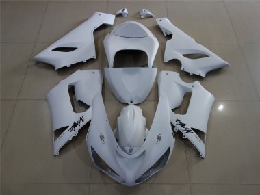 Blanc Mat 05-06 Kawasaki ZX6R Carénage