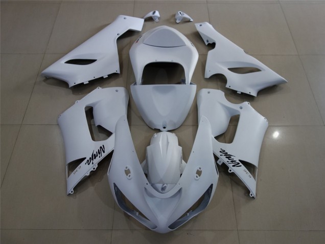 Blanc Mat 05-06 Kawasaki ZX6R Carénage