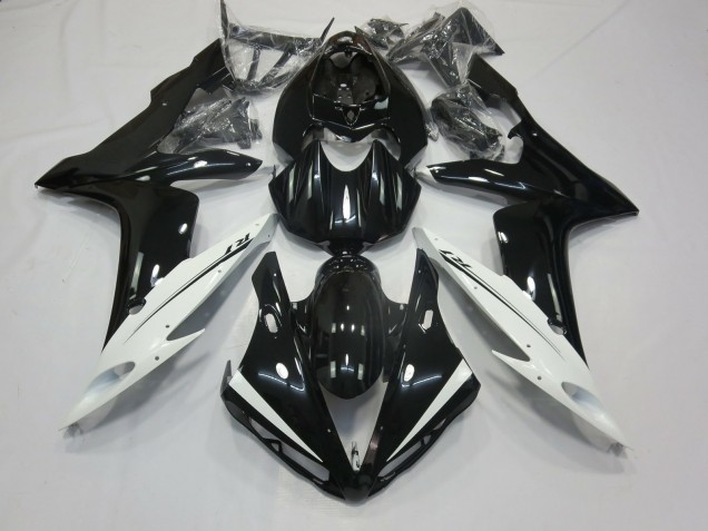 Blanc & Noir 04-06 Yamaha R1 Carénage Blanc & Noir 04-06 Yamaha R1 Carénage