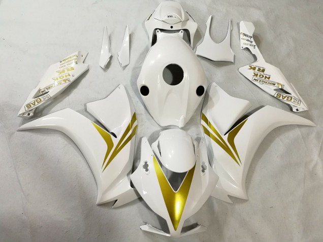 Blanc & Or 12-16 Honda CBR1000RR Carénage Blanc & Or 12-16 Honda CBR1000RR Carénage