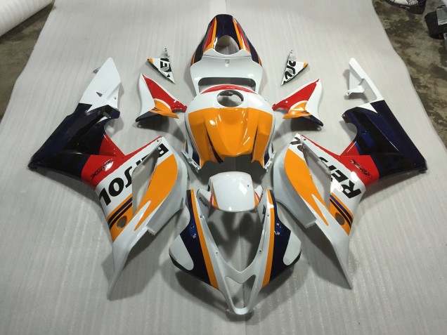 Blanc Personnalisé Repsol 07-08 Honda CBR600RR Carénage Blanc Personnalisé Repsol 07-08 Honda CBR600RR Carénage