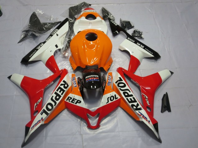 Blanc Repsol 07-08 Honda CBR600RR Carénage Blanc Repsol 07-08 Honda CBR600RR Carénage