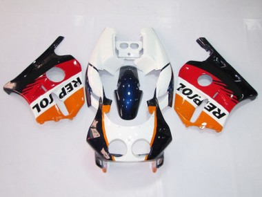 Blanc Repsol 90-98 Honda CBR250RR Carénage