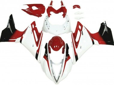 Blanc & Rouge 13-16 Triumph Daytona 675 Carénage