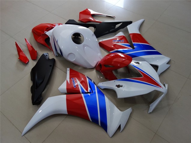 Blanc Rouge & Bleu 12-16 Honda CBR1000RR Carénage Blanc Rouge & Bleu 12-16 Honda CBR1000RR Carénage