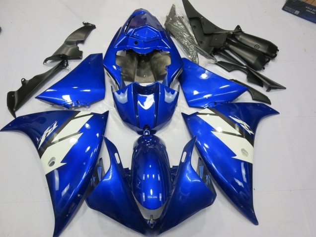 Bleu & Blanc 12-14 Yamaha R1 Carénage Bleu & Blanc 12-14 Yamaha R1 Carénage