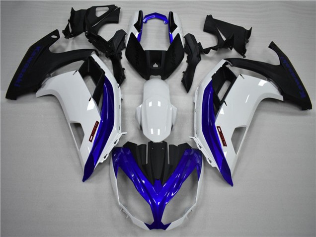 Bleu & Blanc 12-16 Kawasaki Ninja 650R Carénage Bleu & Blanc 12-16 Kawasaki Ninja 650R Carénage