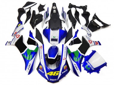Bleu & Blanc 46 15-19 Yamaha R1 Carénage