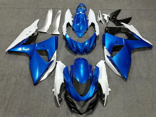 Bleu Blanc & Argent 09-16 Suzuki GSXR 1000 Carénage Bleu Blanc & Argent 09-16 Suzuki GSXR 1000 Carénage