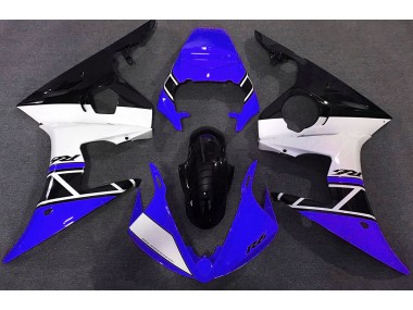 Bleu Blanc & Noir 03-04 Yamaha R6 Carénage