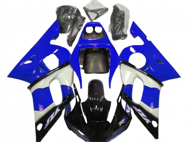 Bleu Blanc & Noir 98-02 Yamaha R6 Carénage