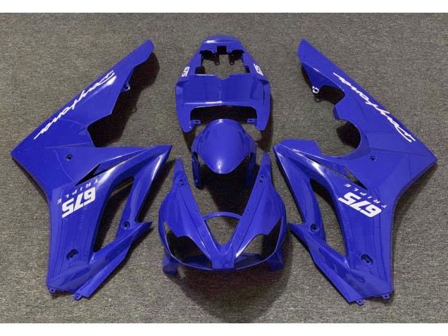 Bleu Brillant 06-08 Triumph Daytona 675 Carénage Bleu Brillant 06-08 Triumph Daytona 675 Carénage