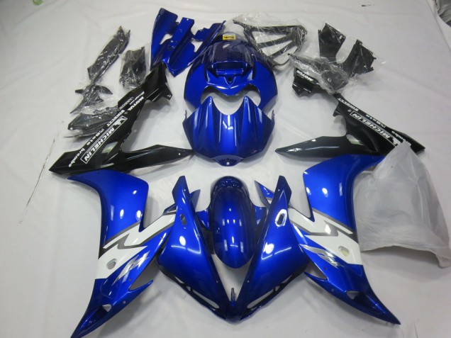 Bleu Brillant Blanc 04-06 Yamaha R1 Carénage Bleu Brillant Blanc 04-06 Yamaha R1 Carénage