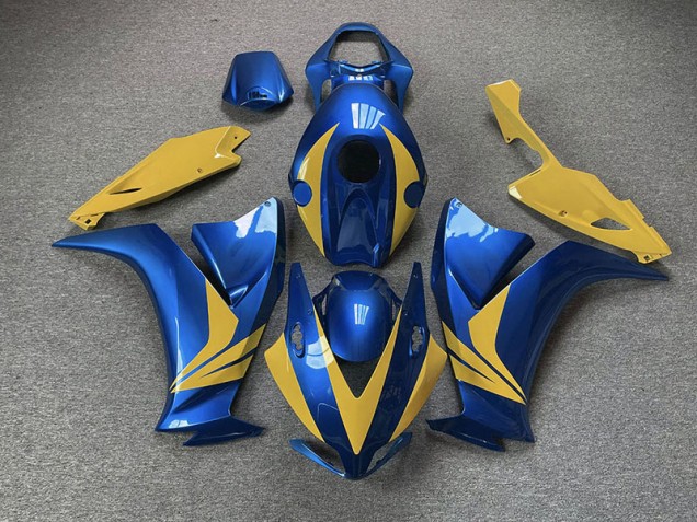 Bleu Brillant & Jaune 12-16 Honda CBR1000RR Carénage Bleu Brillant & Jaune 12-16 Honda CBR1000RR Carénage