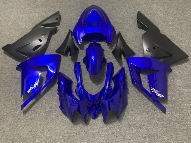 Bleu Brillant & Noir 04-05 Kawasaki ZX10R Carénage Bleu Brillant & Noir 04-05 Kawasaki ZX10R Carénage