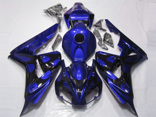 Bleu Brillant & Noir 06-07 Honda CBR1000RR Carénage Bleu Brillant & Noir 06-07 Honda CBR1000RR Carénage